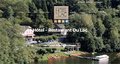 Desktop Screenshot of hoteldulac-crozant.com